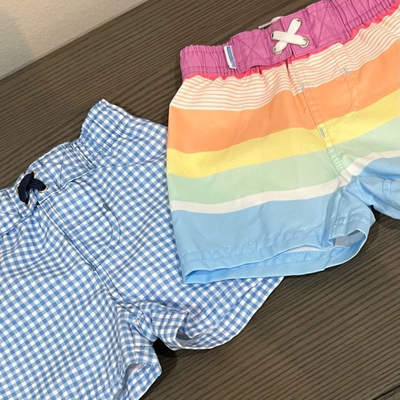 RuggedButts Gingham Check Swim Trunks - Picture 8 of 10